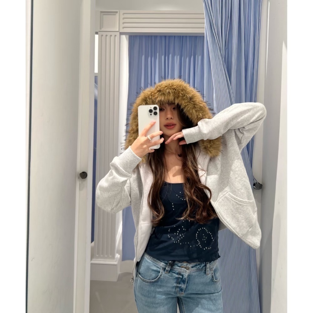 現貨⊹subdued ⋆ 多款 Faux Fur Hoodie-規格圖9