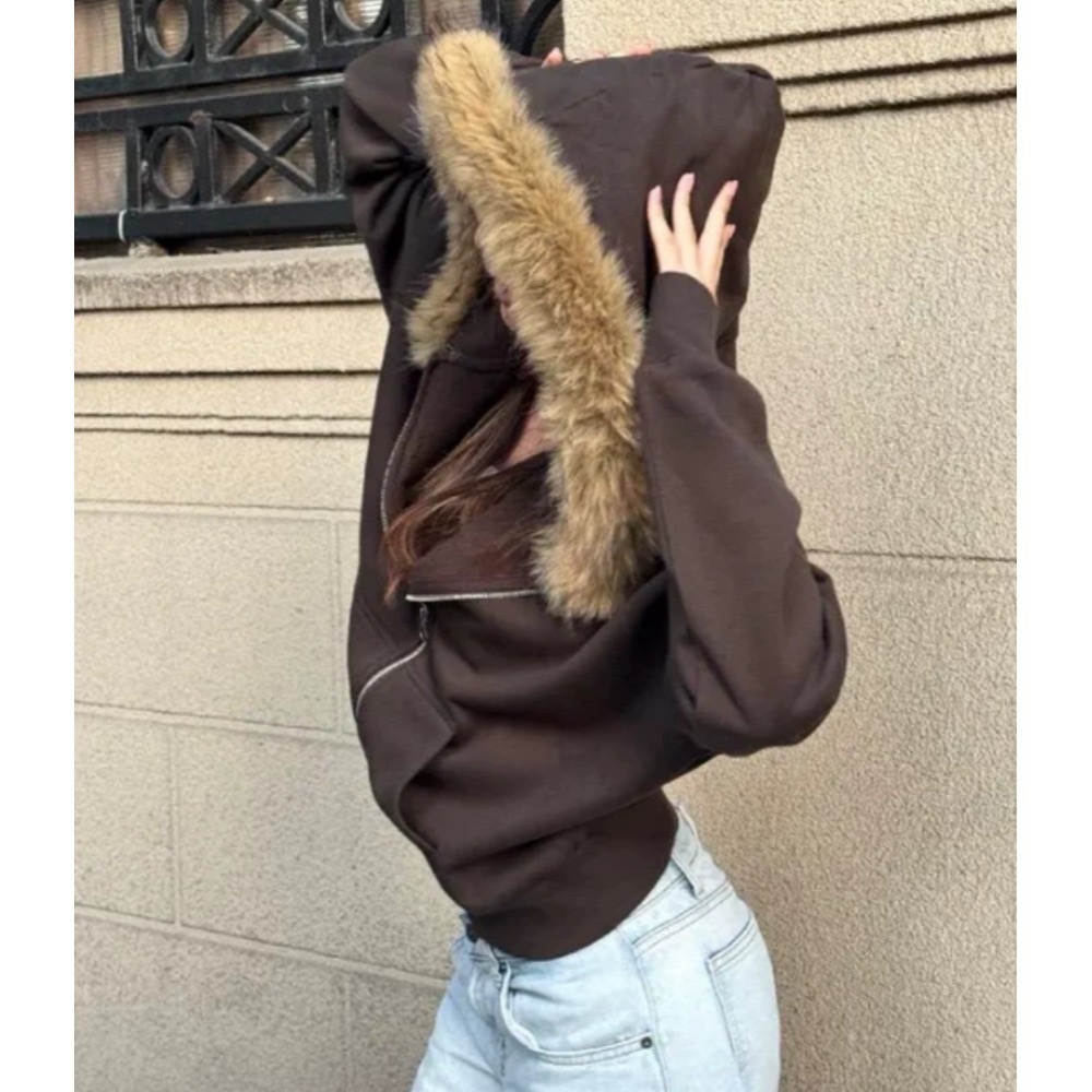現貨⊹subdued ⋆ 多款 Faux Fur Hoodie-規格圖9