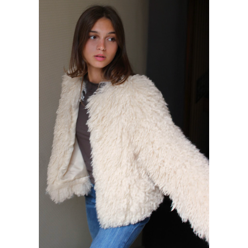 (sale) subdued ⋆ Faux Fur Jacket-細節圖2