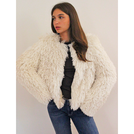 (sale) subdued ⋆ Faux Fur Jacket-細節圖3