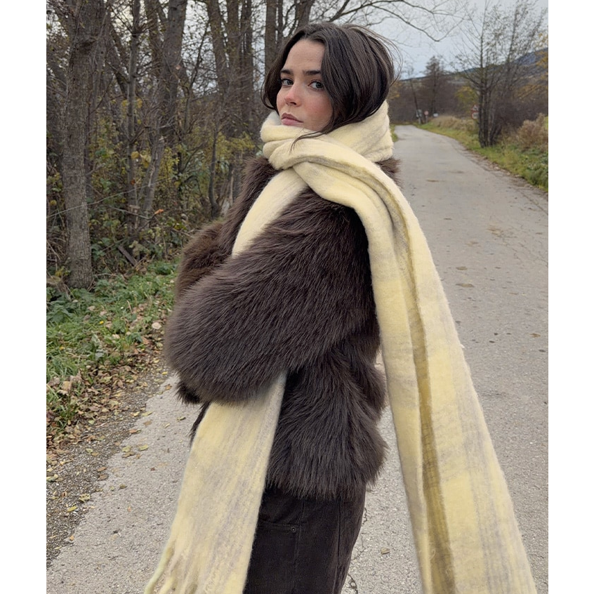 (sale) subdued ⋆ 多款 Oversized Scarf-細節圖3