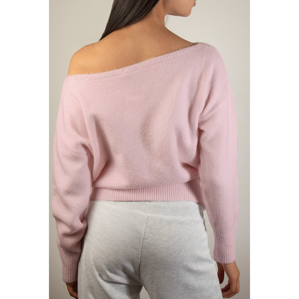 (sale) subdued ⋆ 兩色 Boat Neck Sweater-細節圖2