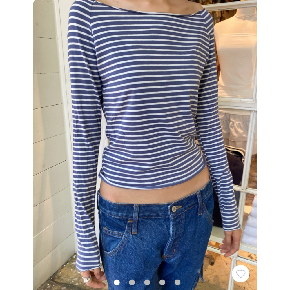 現貨⊹Rosé同款 Bonnie Striped Top-細節圖3