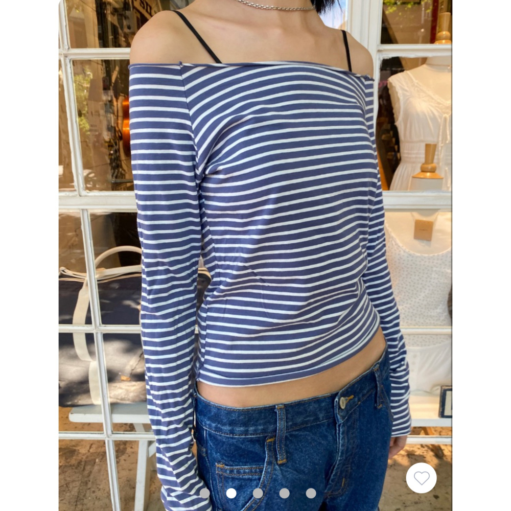 現貨⊹Rosé同款 Bonnie Striped Top-細節圖4