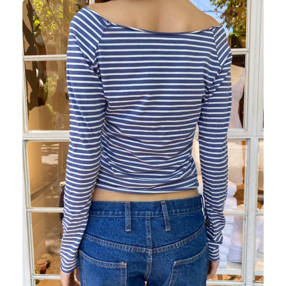 現貨⊹Rosé同款 Bonnie Striped Top-細節圖5