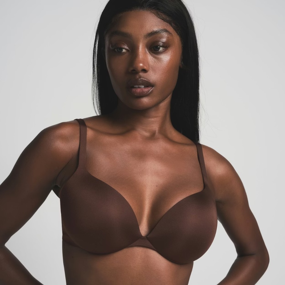skims ULTIMATE TEARDROP PUSH-UP BRA COCOA/36/