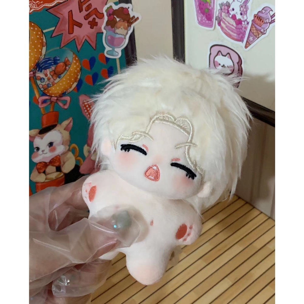 10cm三樣白毛飯澈