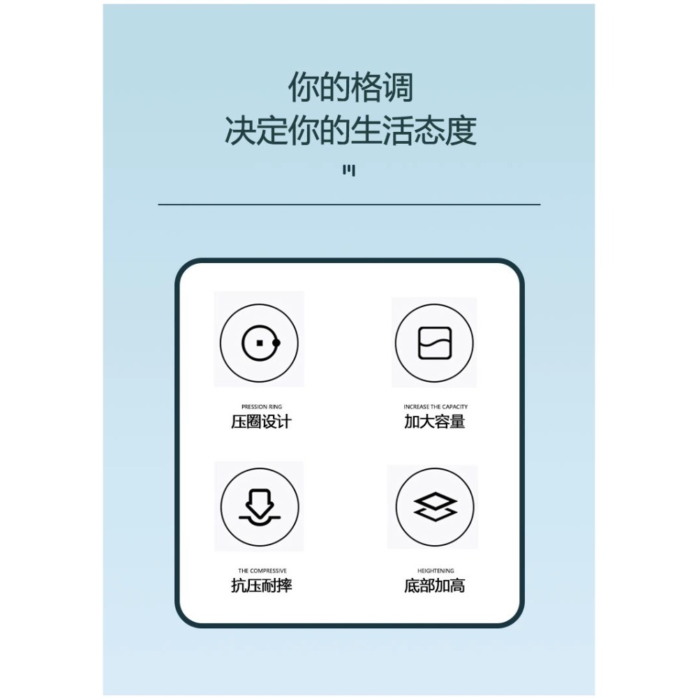 【十八啦🎲商城-台灣現貨】網紅同款2024新款辦公室廁所衛生間衛生桶垃圾桶家用客廳輕奢廚房專用方形-細節圖9