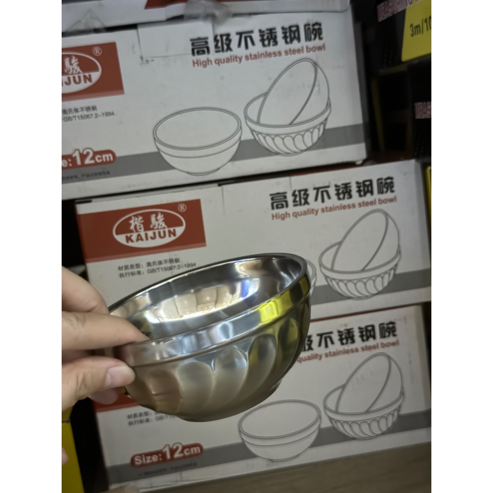 【十八啦🎲商城-台灣現貨】不鏽鋼雙層防燙碗 不鏽鋼碗 防燙碗 兒童碗 廚房湯 飯碗 防滑碗 防摔碗 餐具 鐵碗 雙層碗-細節圖11