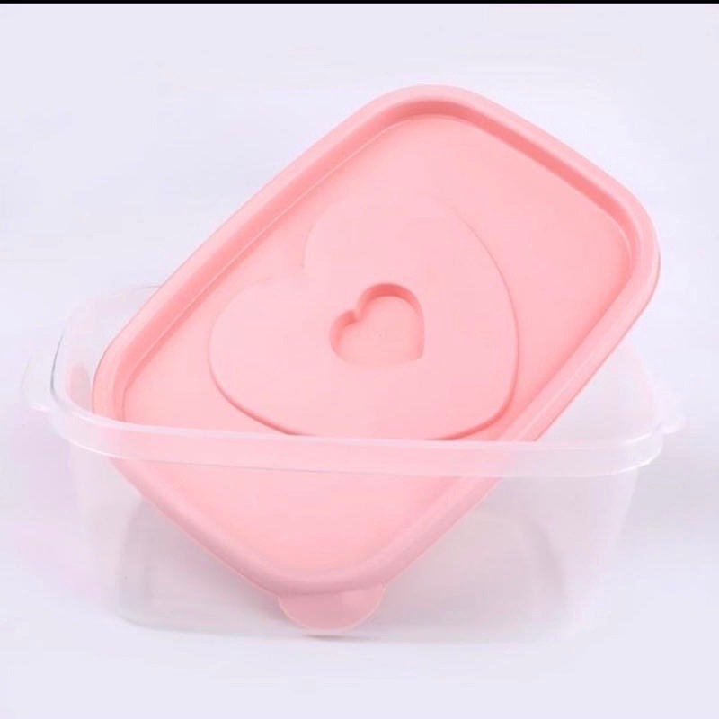 【十八啦🎲商城-台灣現貨】愛心長方保鮮盒 食品儲存容器食品容器食品級-細節圖2