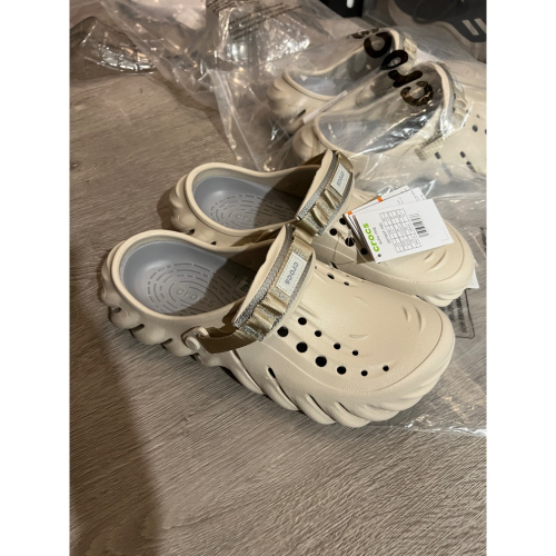 Crocs 洞洞鞋 Echo Clog 波波鞋 拖鞋