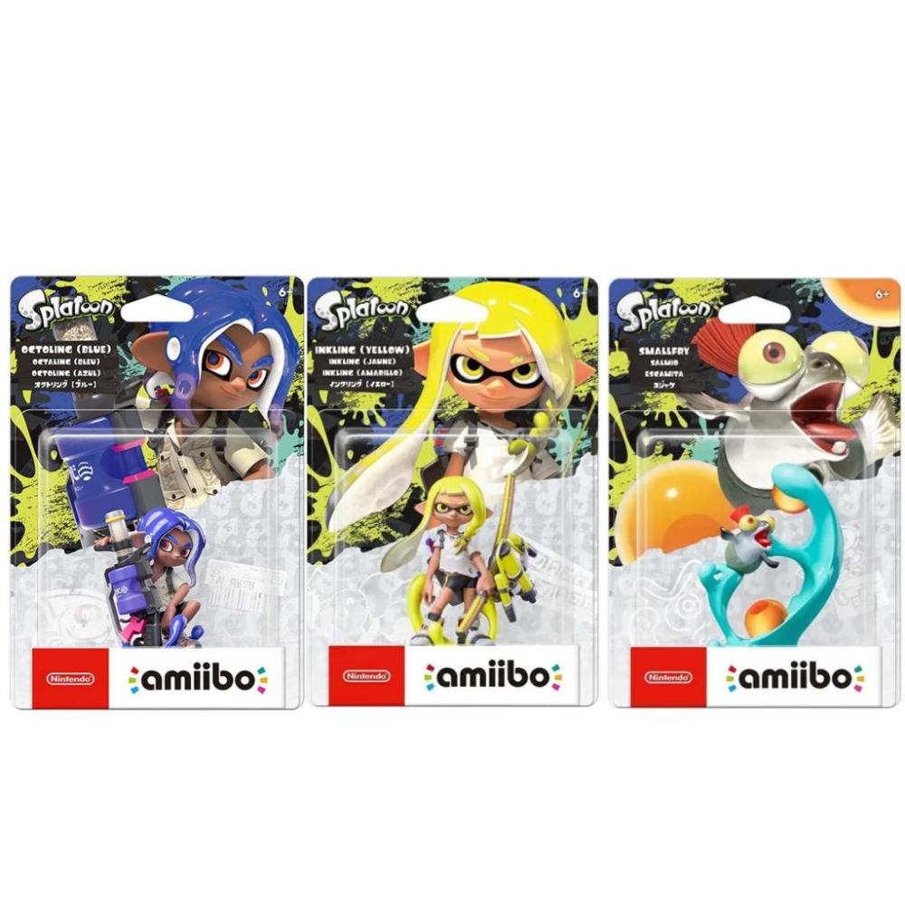 佳里金佳人｜任天堂 Switch amiibo 斯普拉遁3 魷魚族 小鮭魚 章魚圈-細節圖2