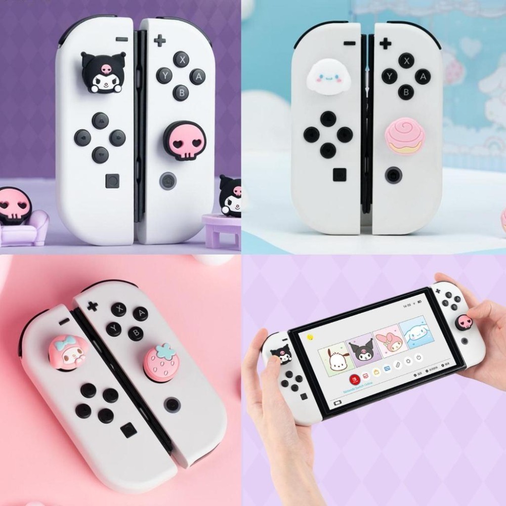 NS 正版 三麗鷗 庫洛米 主機收納包 類比套 大耳狗 卡匣收納盒 美樂蒂-細節圖2