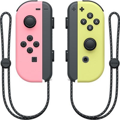 佳里金佳人｜任天堂 原廠 台灣貨 左右手控制器 Joy-Con 淡雅粉紅 紅藍-規格圖1