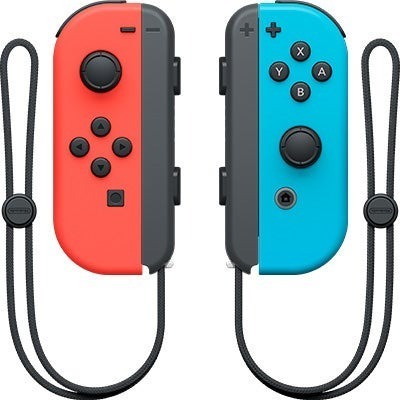 任天堂 原廠 台灣貨 左右手控制器 Joy-Con 淡雅粉紅 紅藍-規格圖1