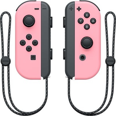 佳里金佳人｜任天堂 原廠 台灣貨 左右手控制器 Joy-Con 淡雅粉紅 紅藍-規格圖1