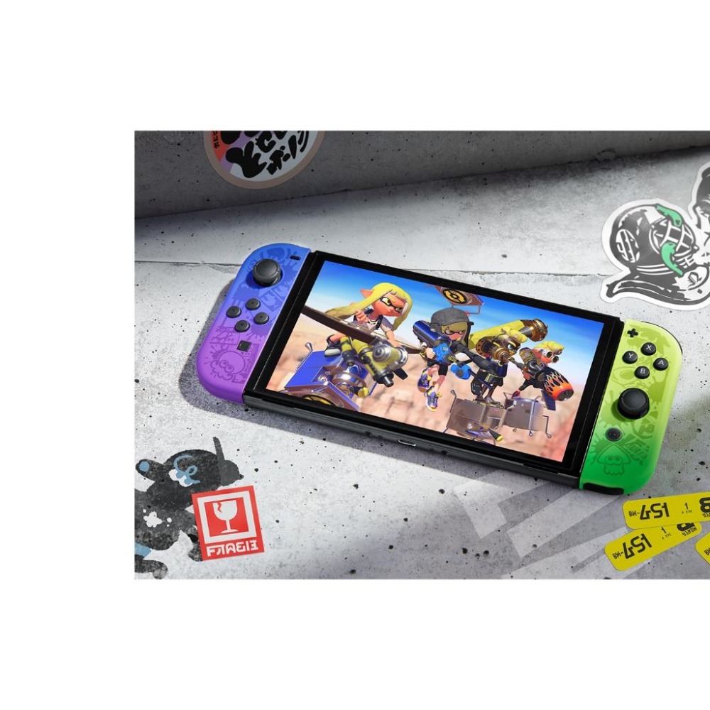 佳里金佳人｜任天堂 Switch 主機 OLED 漆彈大作戰 主機-細節圖3