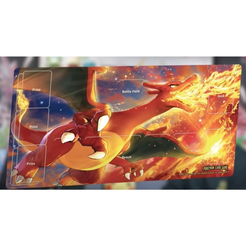 佳里金佳人｜ 寶可夢卡牌 正版 桌墊 卡墊 噴火龍 耿鬼 仙后 PTCG-規格圖7