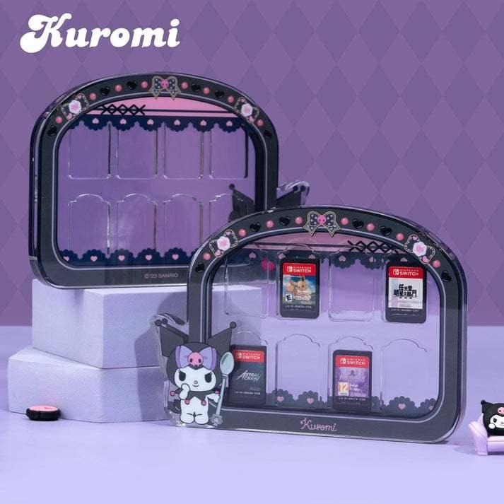 佳里金佳人｜任天堂 Switch 極想 Geekshare 庫洛米 大耳狗 美樂蒂 壓克力卡匣展示架 卡匣收納盒 三麗鷗-細節圖2
