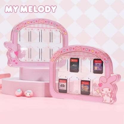 佳里金佳人｜任天堂 Switch 極想 Geekshare 庫洛米 大耳狗 美樂蒂 壓克力卡匣展示架 卡匣收納盒 三麗鷗-細節圖3