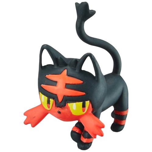 正版 寶可夢公仔 玩具 MS-10 火斑喵 TAKARA TOMY-細節圖2