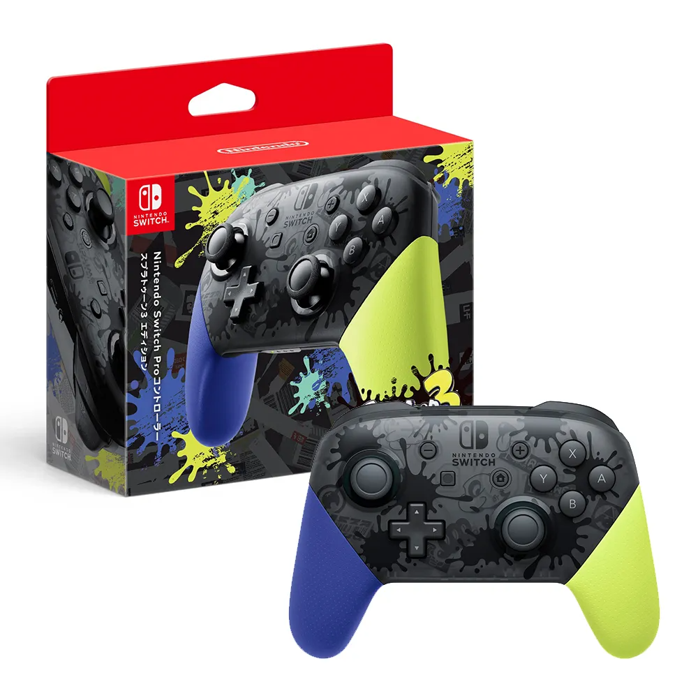 NS Pro 控制器 黑色 王國之淚 異度神劍2 漆彈大作戰3 斯普拉頓3 台灣公司貨-規格圖8