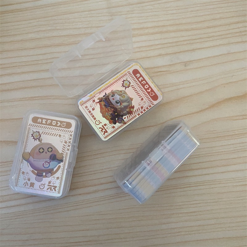 迷你尺寸 蛋仔派對 雷射撲克牌 隨機出貨-細節圖2