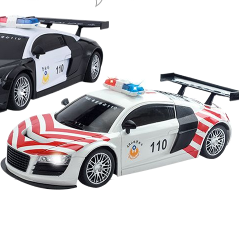 佳里金佳人｜ 1:18 四通遙控警車 遙控車 警車 警察車 警察公路車 附贈三菱AA電池-規格圖6