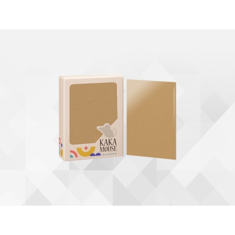 佳里金佳人｜  鼠卡卡 66*91mm 第二層 磨砂卡套 豎插 寶可夢卡牌 航海王卡牌 七龍珠TCG卡牌-規格圖6