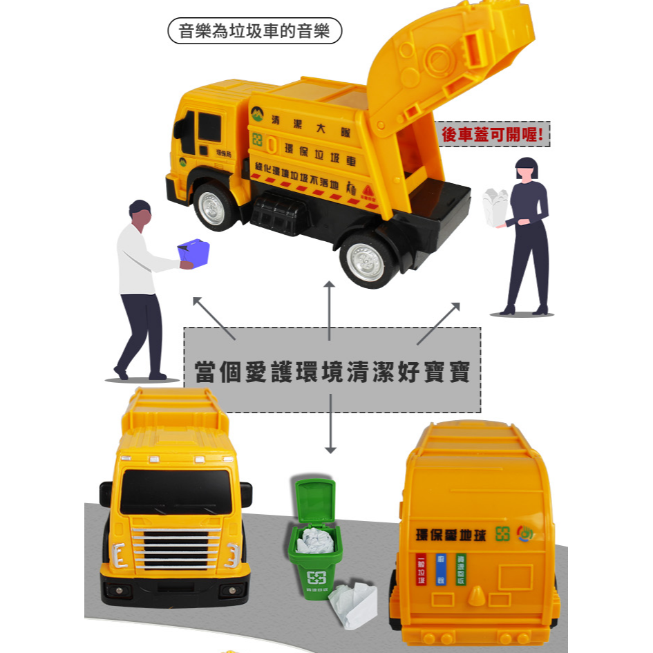 佳里金佳人｜   垃圾車 遙控車-細節圖4