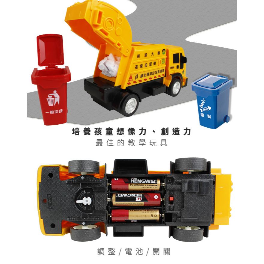 佳里金佳人｜   垃圾車 遙控車-細節圖5