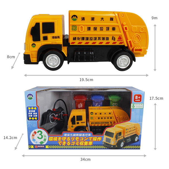 佳里金佳人｜   垃圾車 遙控車-細節圖6