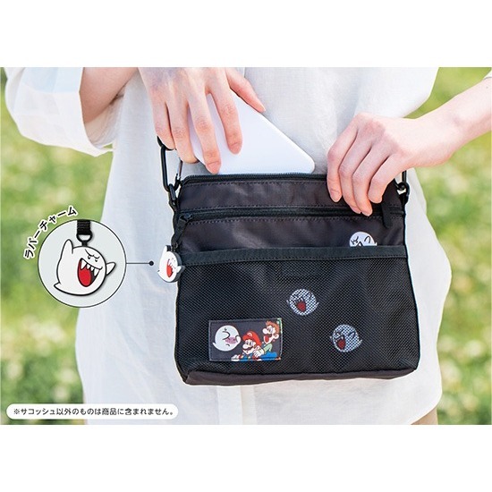 佳里金佳人｜預購7-8月到貨 超級瑪利歐隨身斜背包 (害羞幽靈)-細節圖6