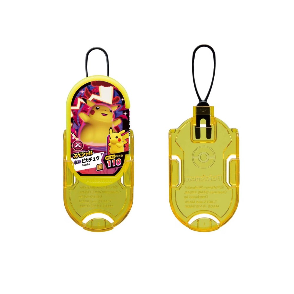 佳里金佳人｜  寶可夢機台卡匣 Mezastar 皮卡丘掛飾 正版 日版-細節圖3