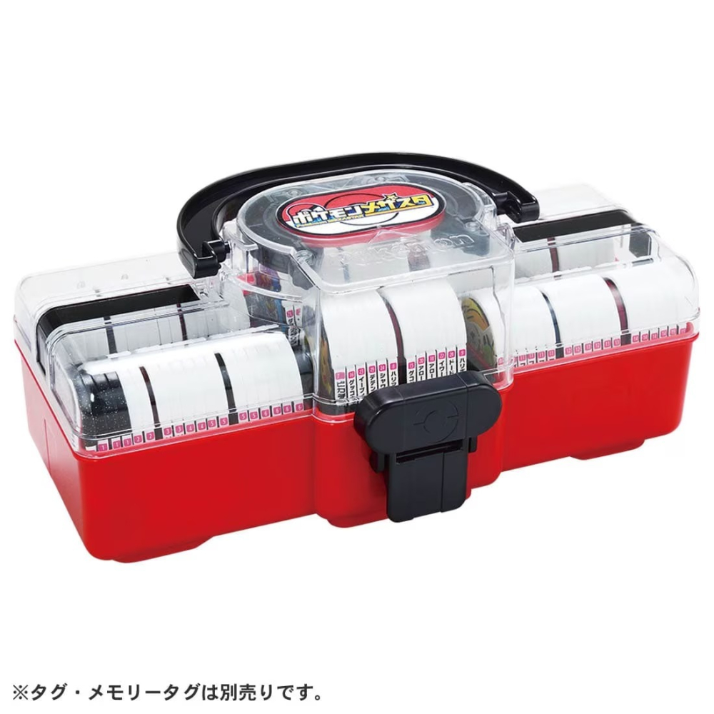 佳里金佳人｜  寶可夢機台卡匣 Mezastar 96入卡匣收納盒 紅色 正版-細節圖2