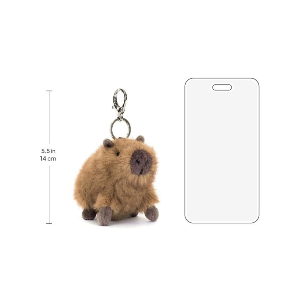Jellycat 水豚吊飾 卡比巴拉 Capybara 保證正品 (韓國直購)-細節圖2