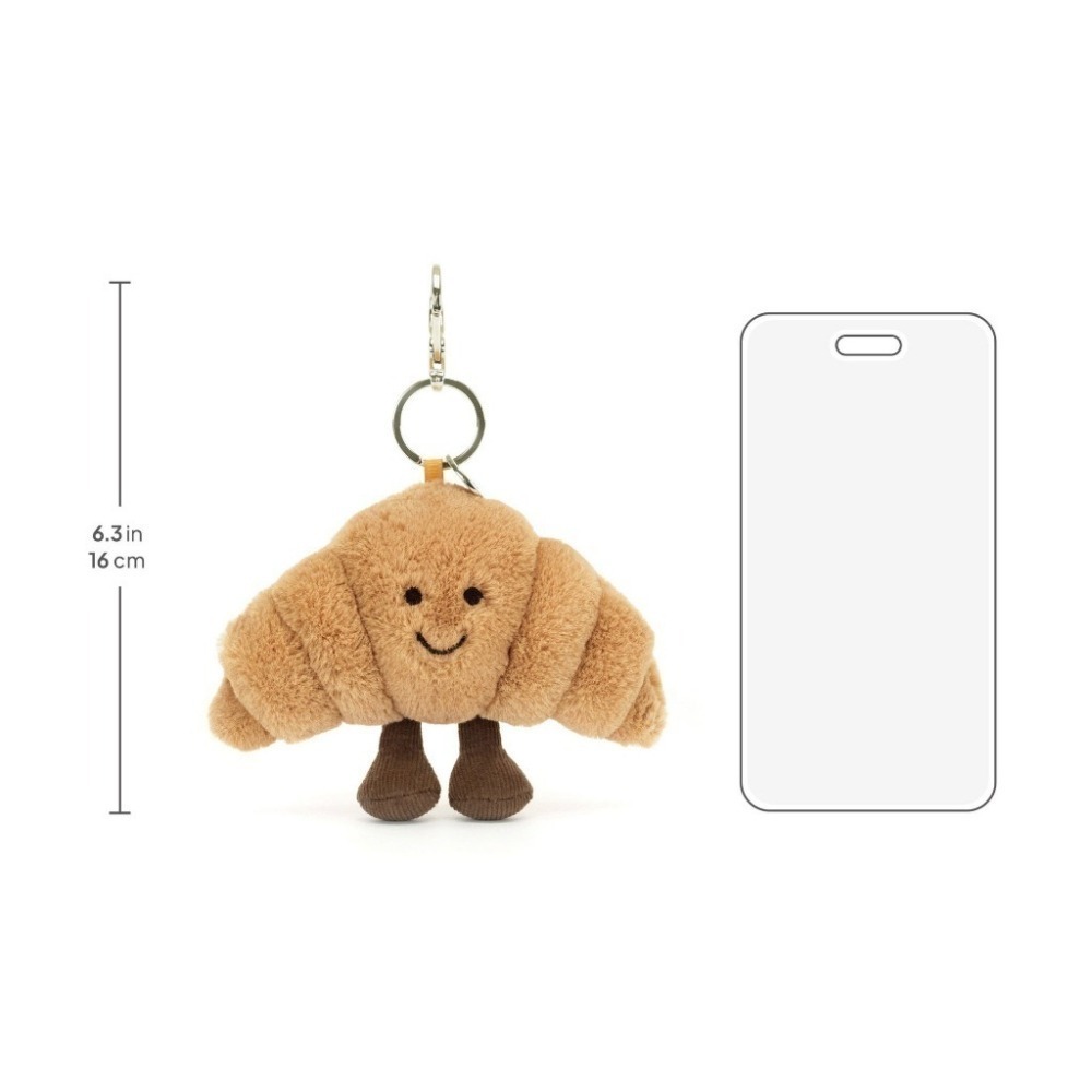 Jellycat 可頌吊飾 牛角包 Croissant 保證正品-細節圖2