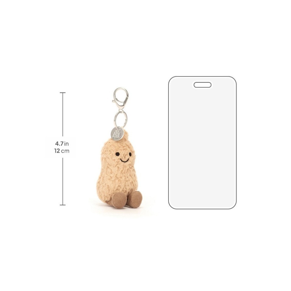 Jellycat 花生吊飾 保證正品-細節圖2