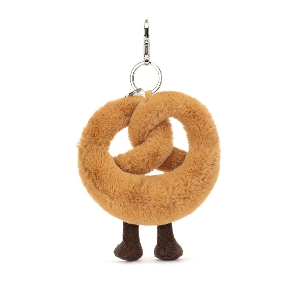 Jellycat 椒鹽脆餅 Pretzel 扭結麵包 吊飾 保證正品-細節圖5
