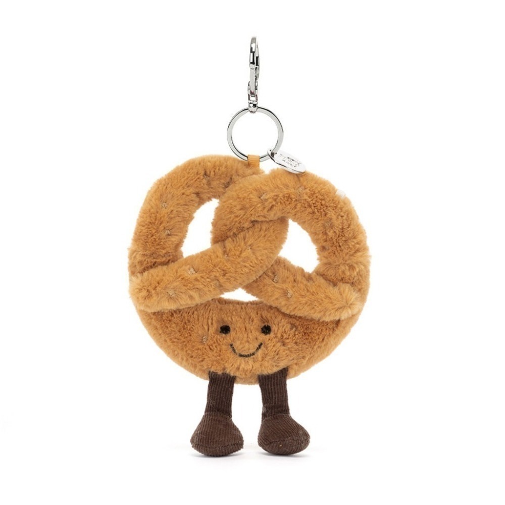 Jellycat 椒鹽脆餅 Pretzel 扭結麵包 吊飾 保證正品-細節圖6