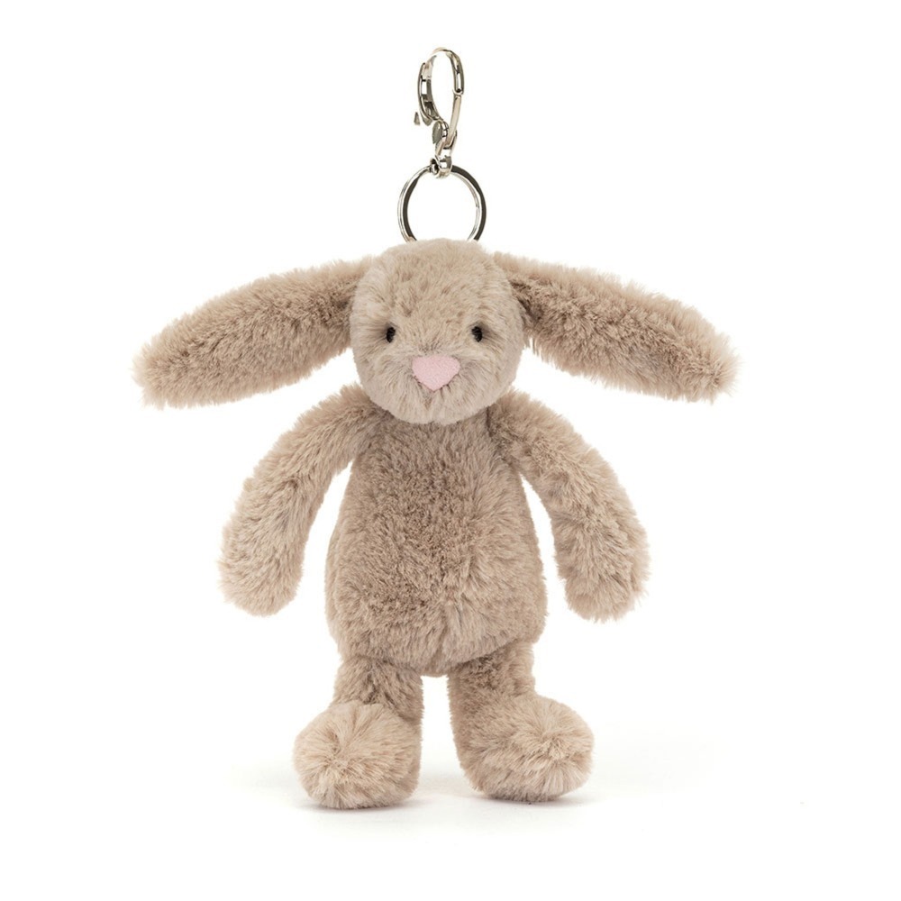 Jellycat 兔子吊飾 拿鐵色 保證正品 (韓國直購)-細節圖5