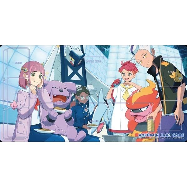 寶可夢卡牌 正版周邊 橡膠對戰桌墊 赤松&紫竽&納莉&杜若-細節圖3