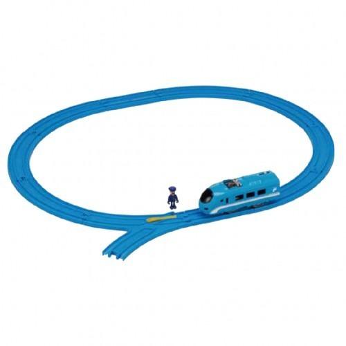 PLARAIL 鐵道王國 Blue Flyner火車入門組 TP90140-細節圖2