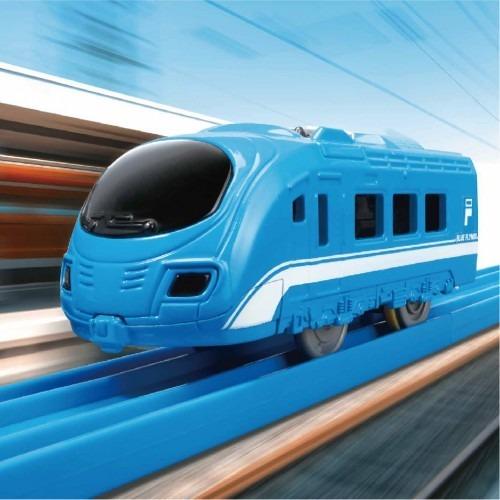 PLARAIL 鐵道王國 Blue Flyner火車入門組 TP90140-細節圖3