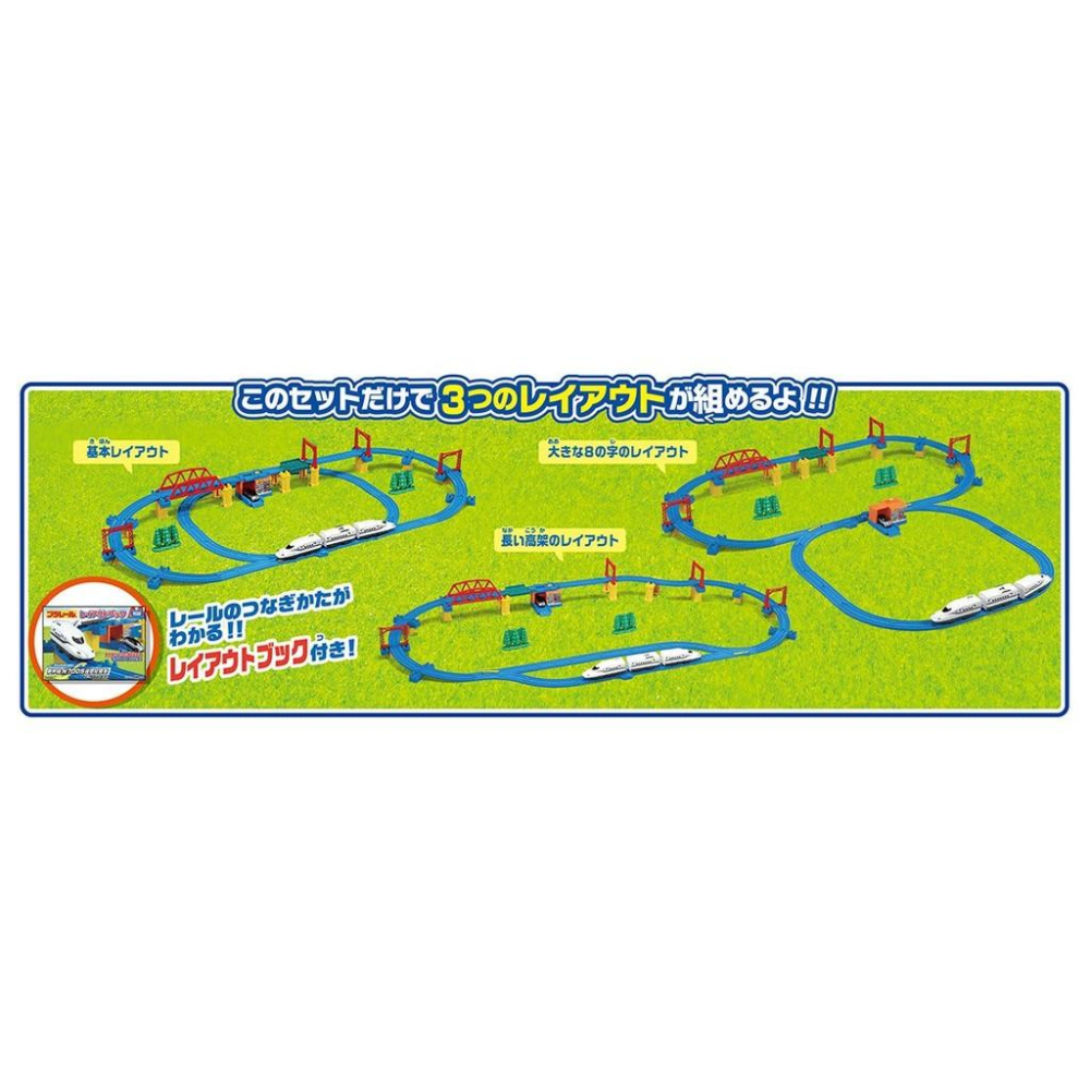 PLARAIL 鐵道王國 日本新幹線N700S 酷炫豪華組-細節圖3