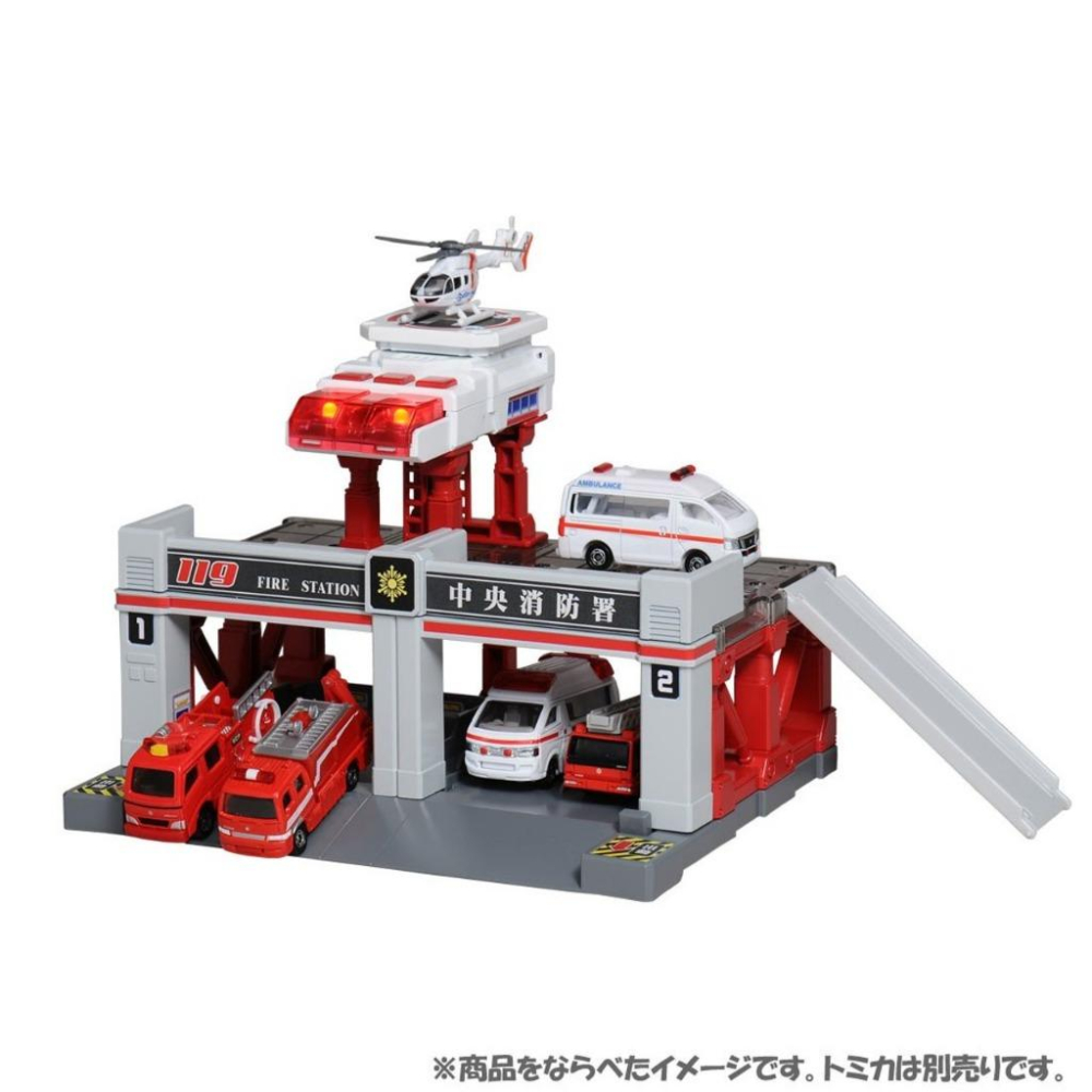 TOMICA 多美小汽車 Build City 聲光消防署-細節圖2