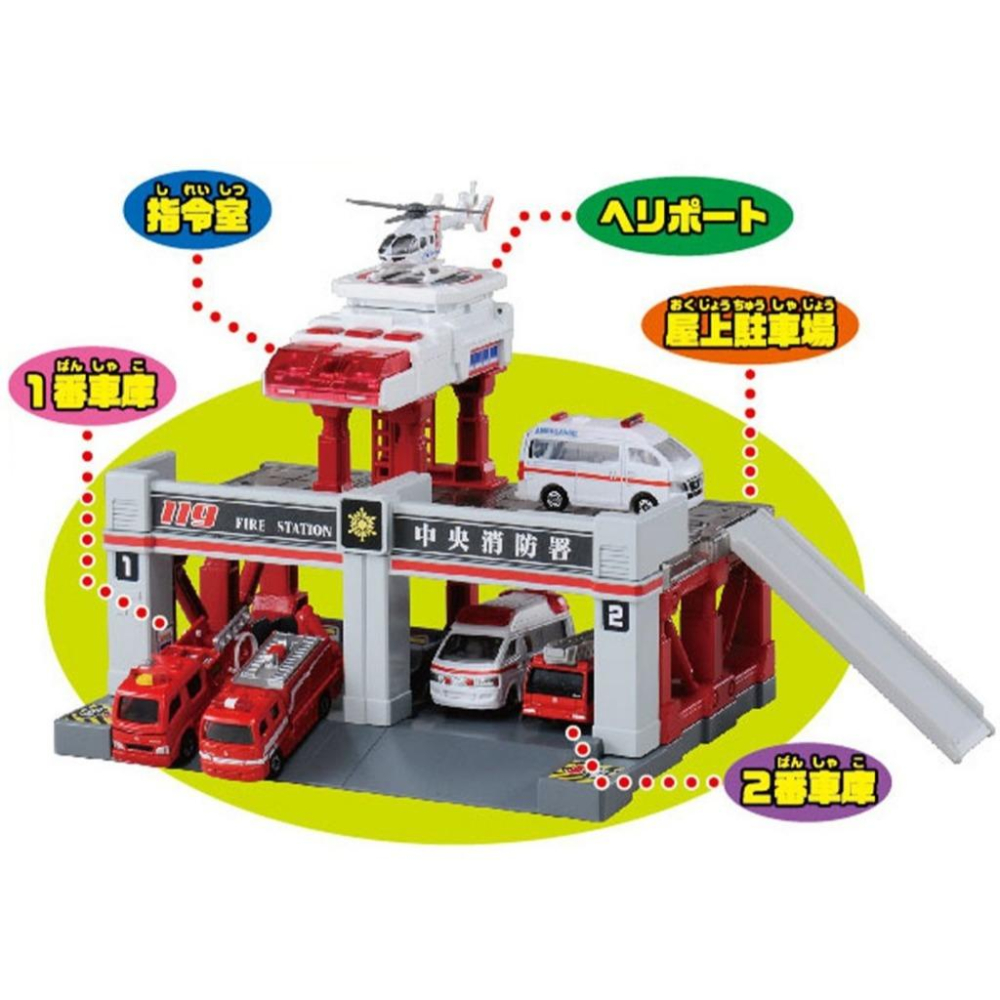 TOMICA 多美小汽車 Build City 聲光消防署-細節圖6