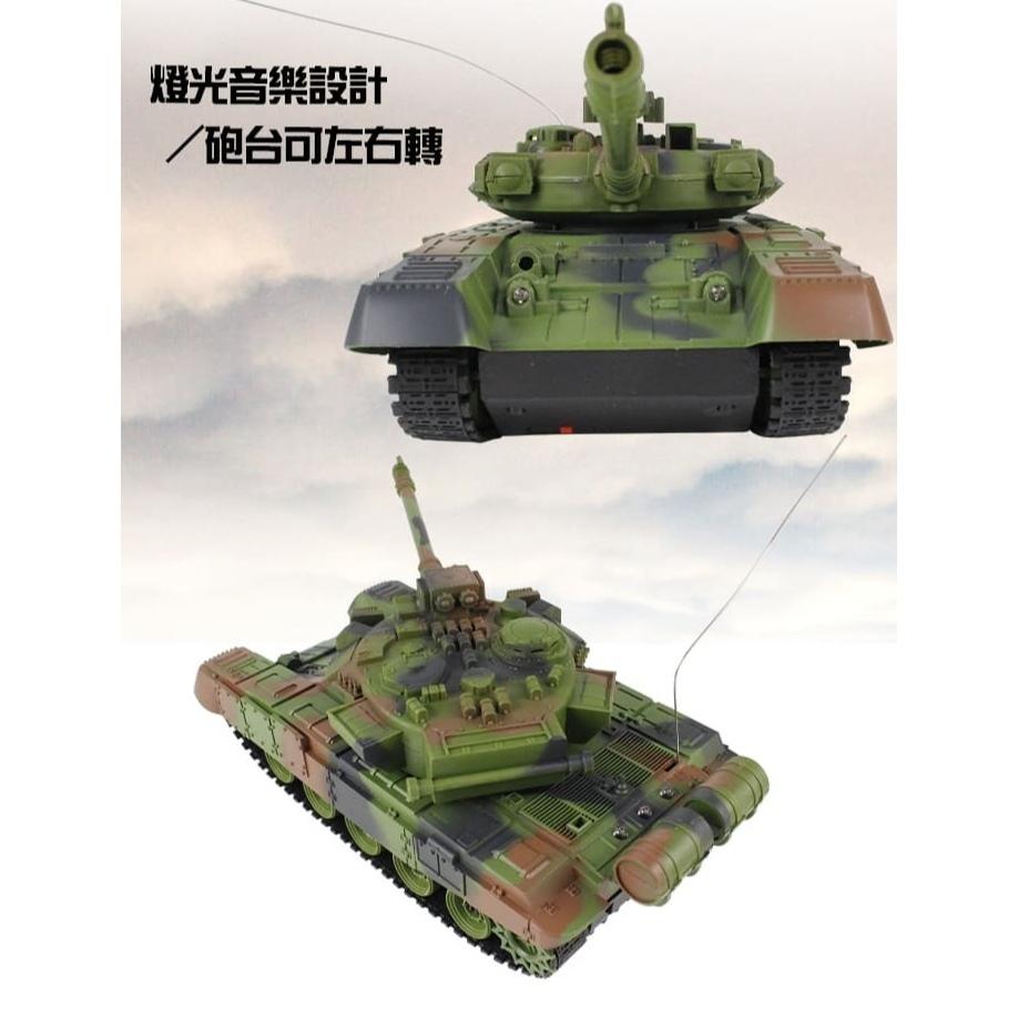 四通遙控燈光履帶仿真坦克 【顏色隨機出貨】-細節圖6