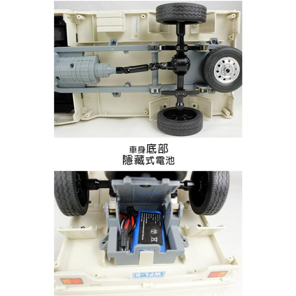 2.4G 1:10 仿真遙控貨車 經典遙控小卡車【顏色隨機出貨】-細節圖6