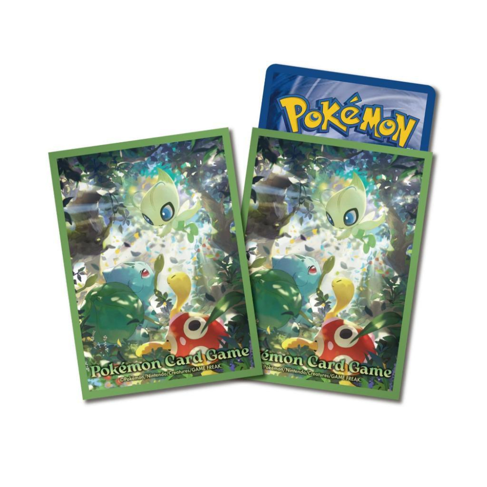 寶可夢卡牌 正版卡套 卡套 時拉比與夥伴們-細節圖3